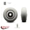 Service Caster SCC-4" Thermoplastic Rubber Flat Tread Wheel Only w/Roller Bearing-300 lbs Cpty SCC-TPRRF420 - alternate 3